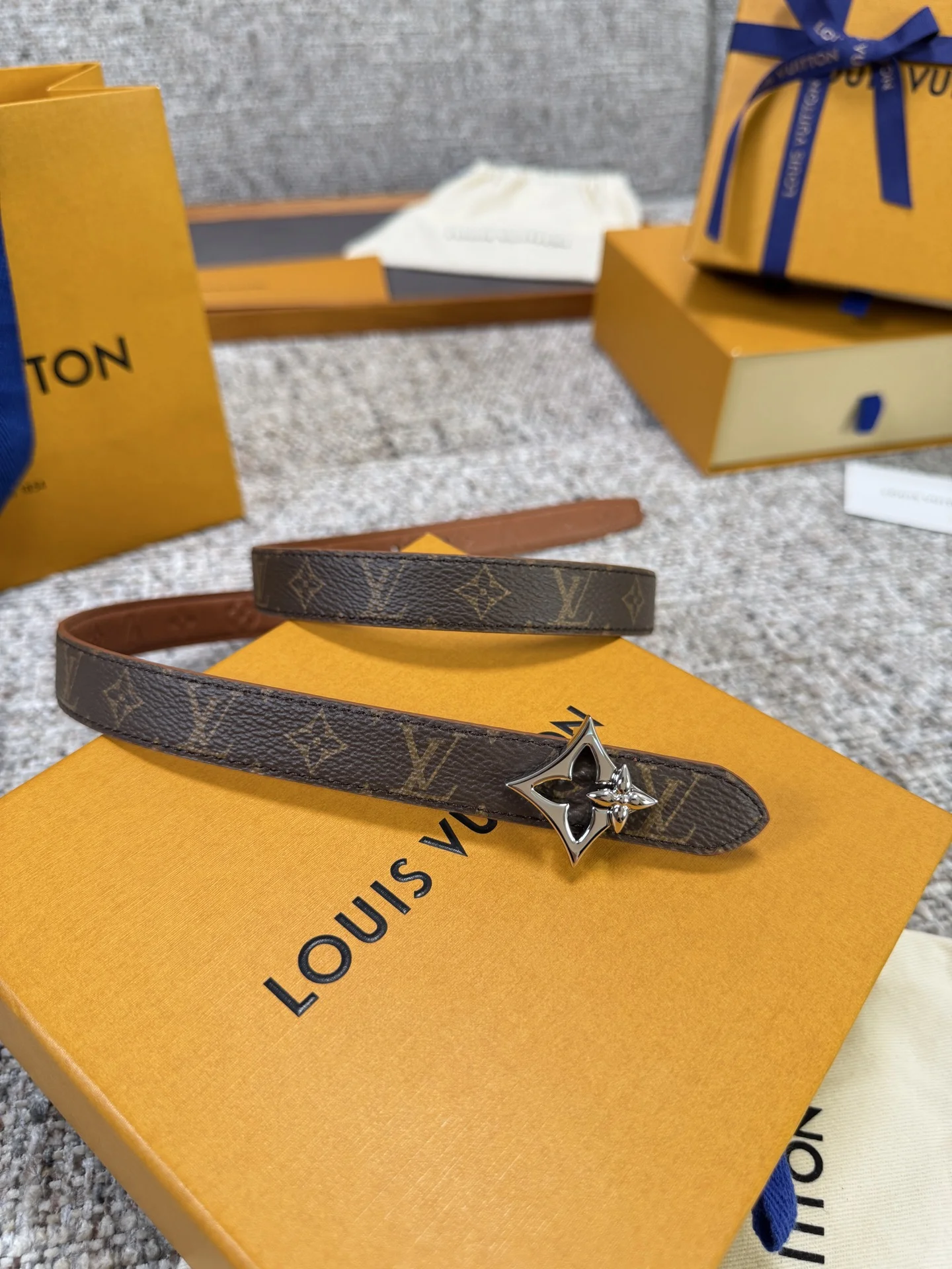 LV Belts Leather P160 2.0cm Width A60202608050732 - Image 5