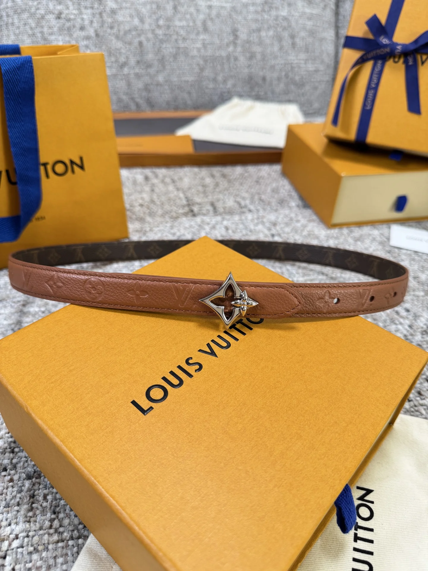 LV Belts Leather P160 2.0cm Width A60202608050732 - Image 9