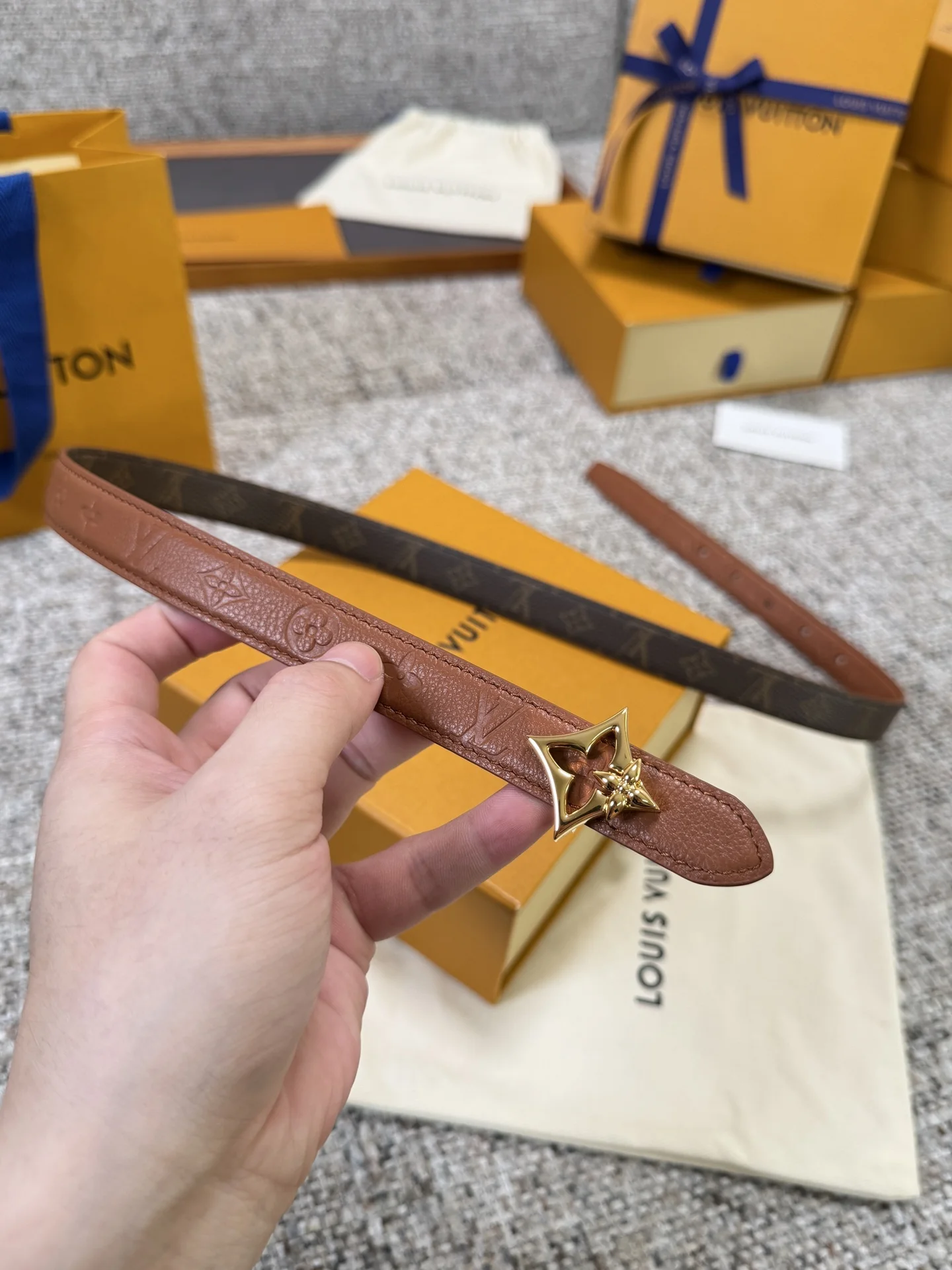 LV Belts Leather P160 2.0cm Width A60202608050733 - Image 2