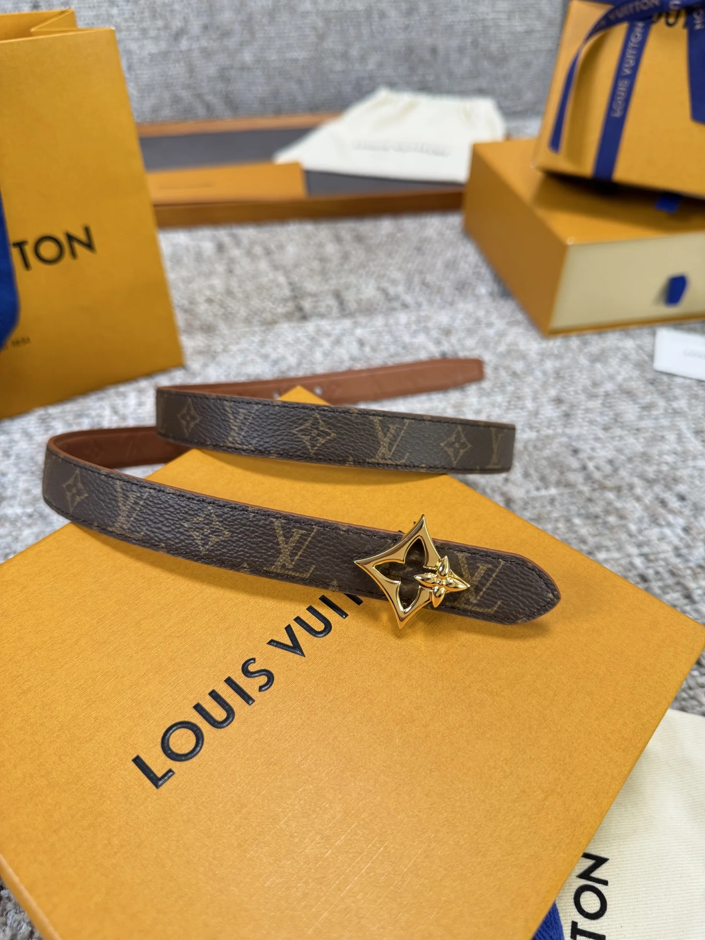 LV Belts Leather P160 2.0cm Width A60202608050733 - Image 5