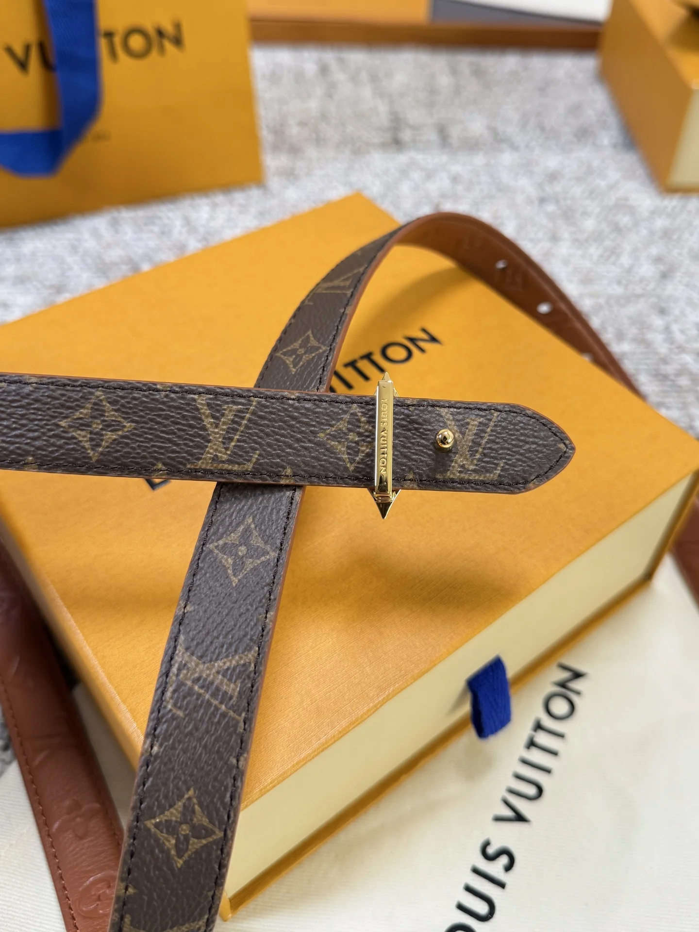 LV Belts Leather P160 2.0cm Width A60202608050733 - Image 6