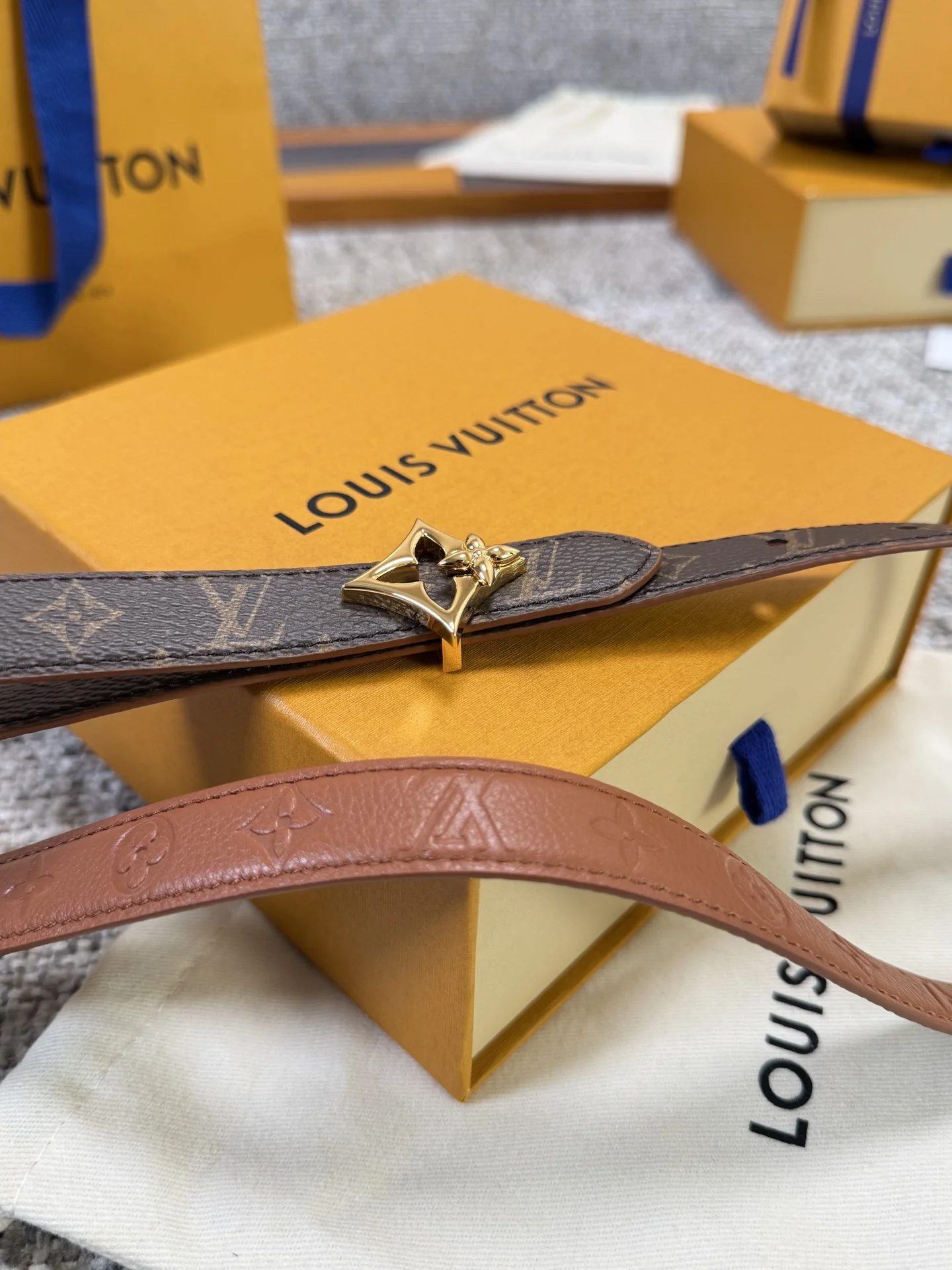 LV Belts Leather P160 2.0cm Width A60202608050733 - Image 7