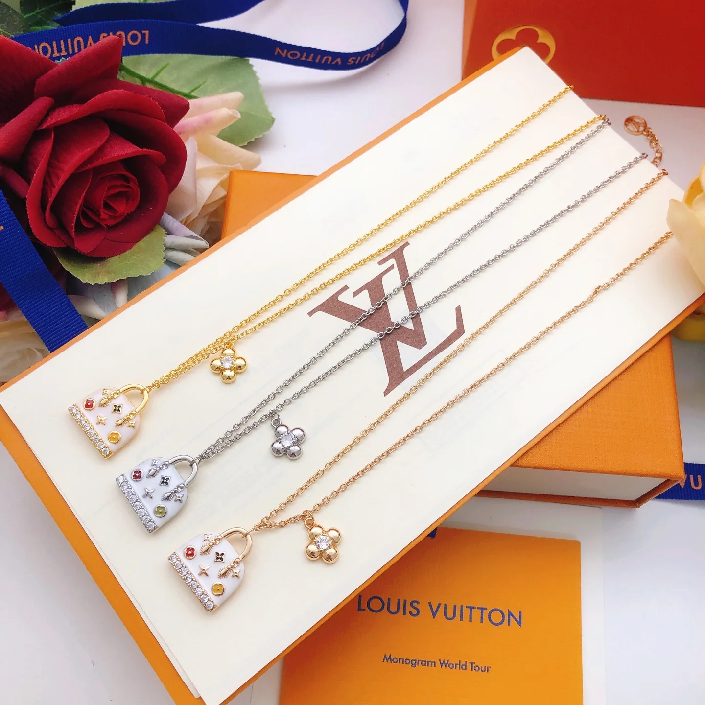 LV Necklaces Brass One Size F0202608050087 - Image 9