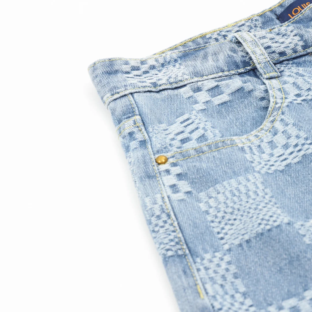 LV Shorts Cotton Denim S-XL A60202608030156 - Image 5
