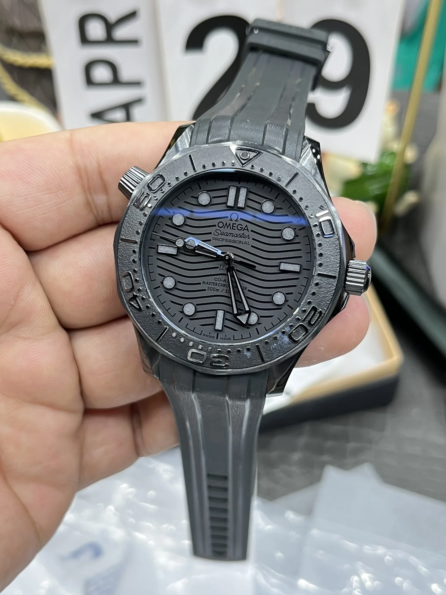 Alternative view of OMEGA Automated Automated (Black Dial) 42mm A850202608050024