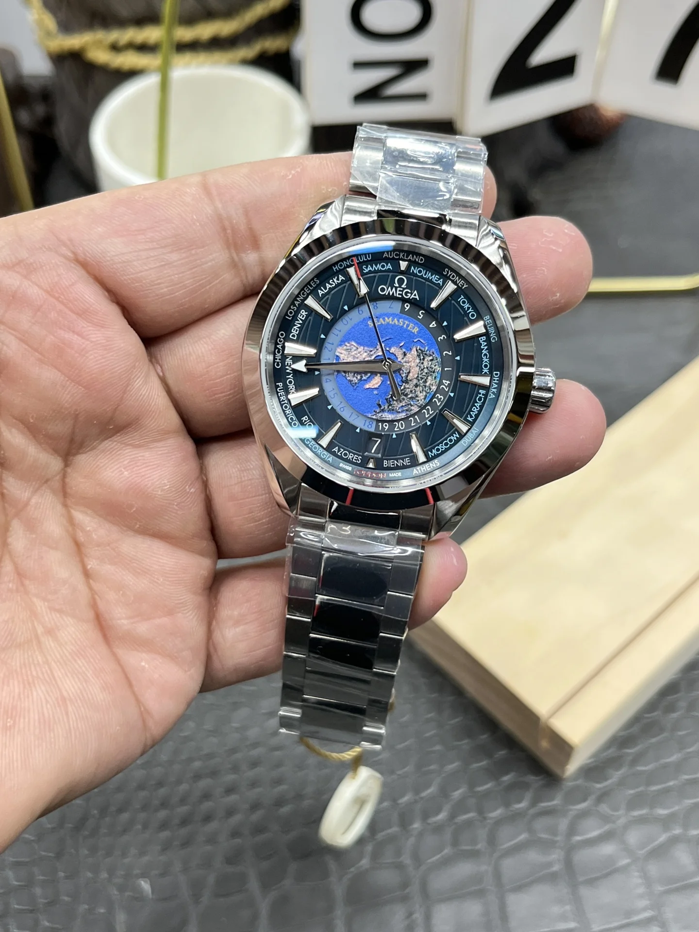 Alternative view of OMEGA Automated Automated (Blue Dial) 43mm B150202608050020