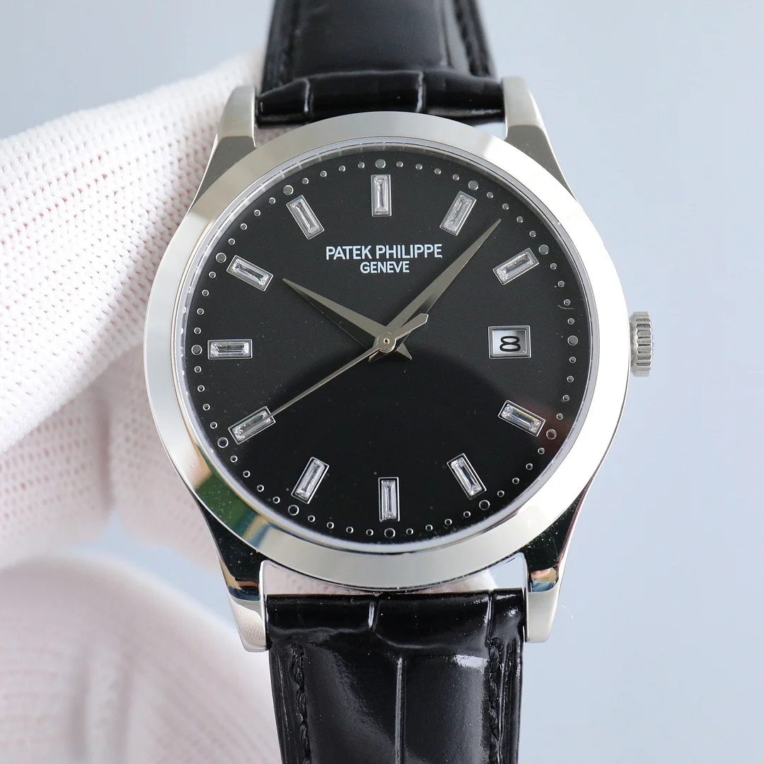 Alternative view of PATEK PHILIPPE Calatrava Automatic 5296 (Black Dial) 39mm A550202608050180