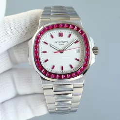 Alternative view of PATEK PHILIPPE Nautilus Automatic 57111a (White Dial) 37mm A400202608050120