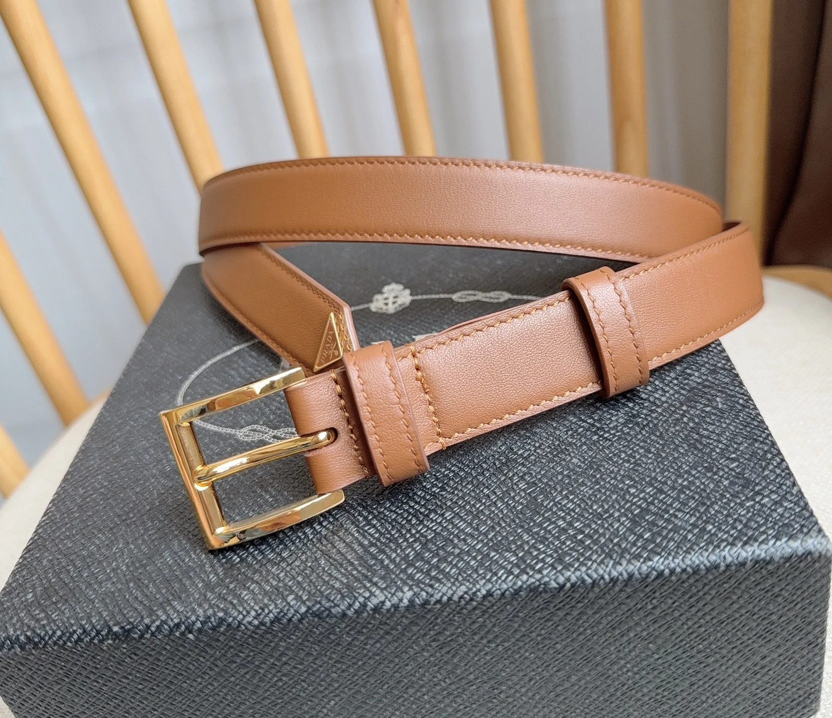 PRADA Belts Leather 2.5cm Width A70202608050699 - Image 2