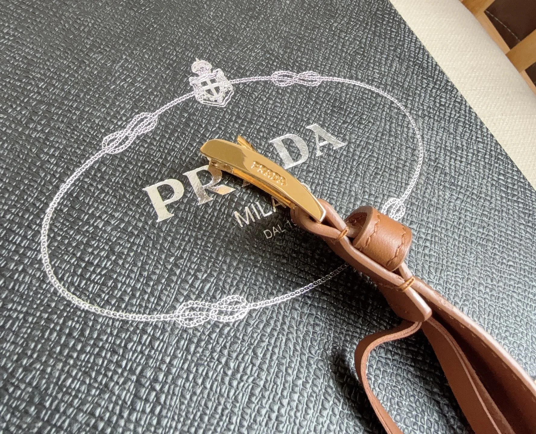 PRADA Belts Leather 2.5cm Width A70202608050699 - Image 6
