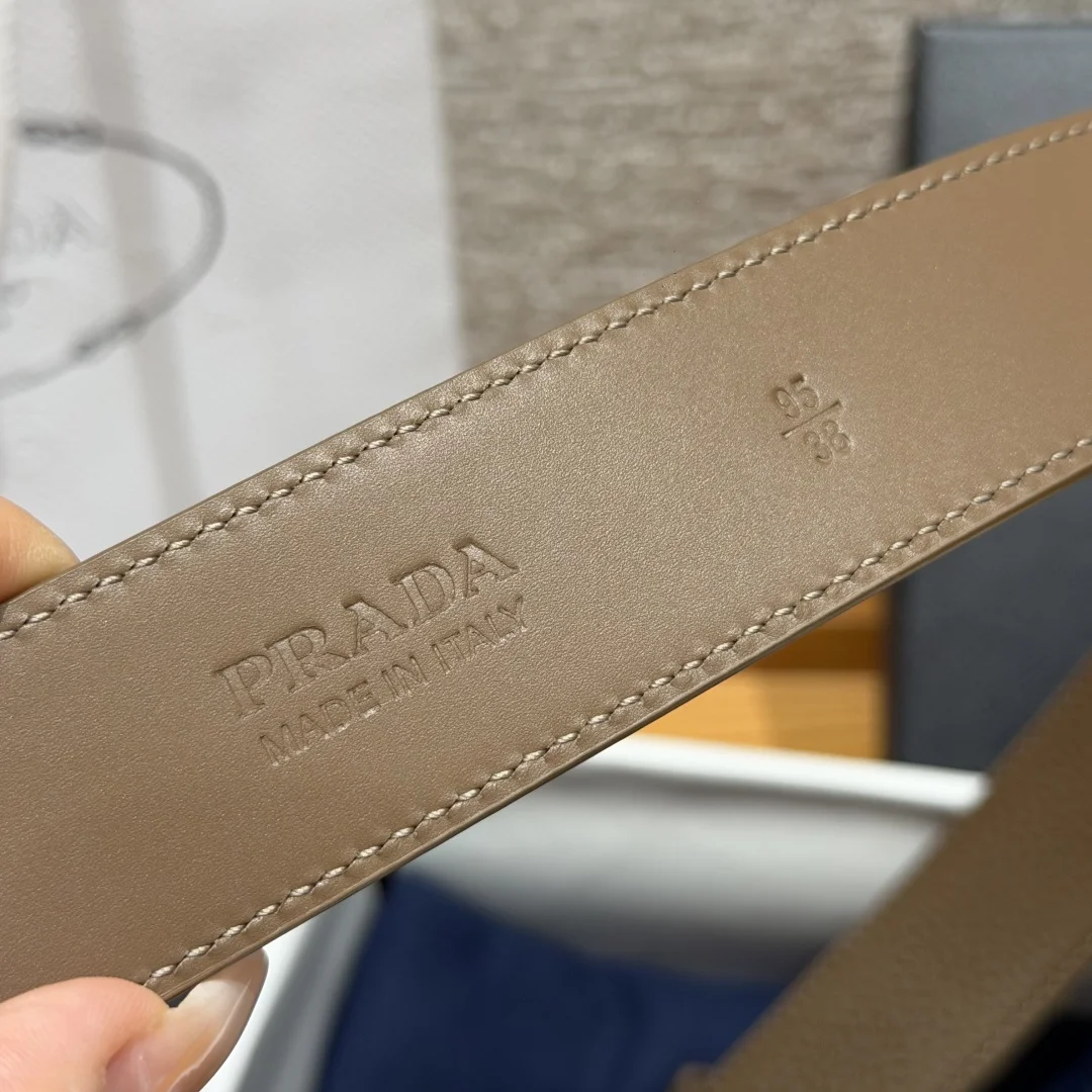 PRADA Belts Leather 3.3cm Width A80202608050313 - Image 8