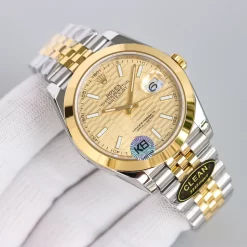 Alternative view of ROLEX Datejust Automatic (Gold-Blue-Green Dial) 36mm CLEAN A400202608050141