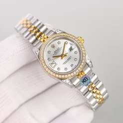 ROLEX Datejust Automatic (White-Green-Gold Dial) 28mm A200202608050185