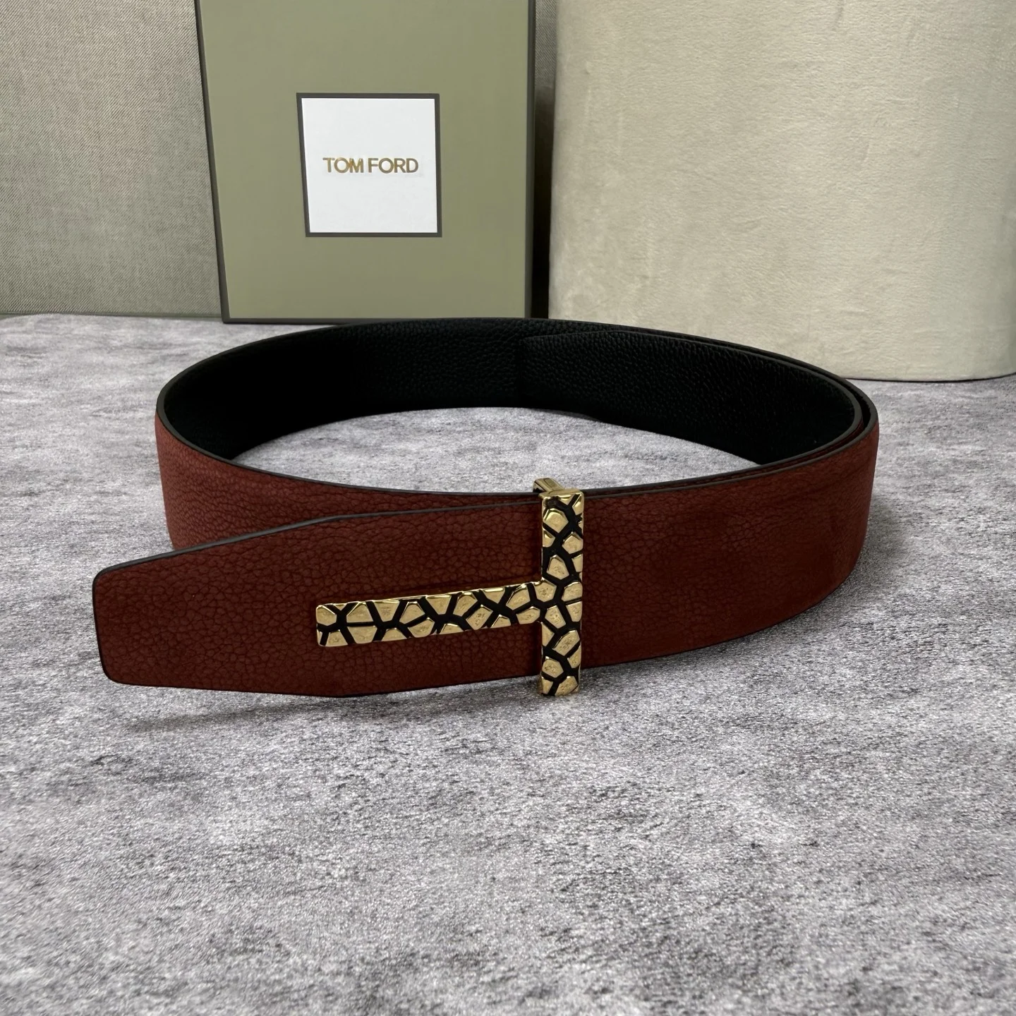 TOM FORD Belts Top Grain Leather A70202608050549 - Image 2