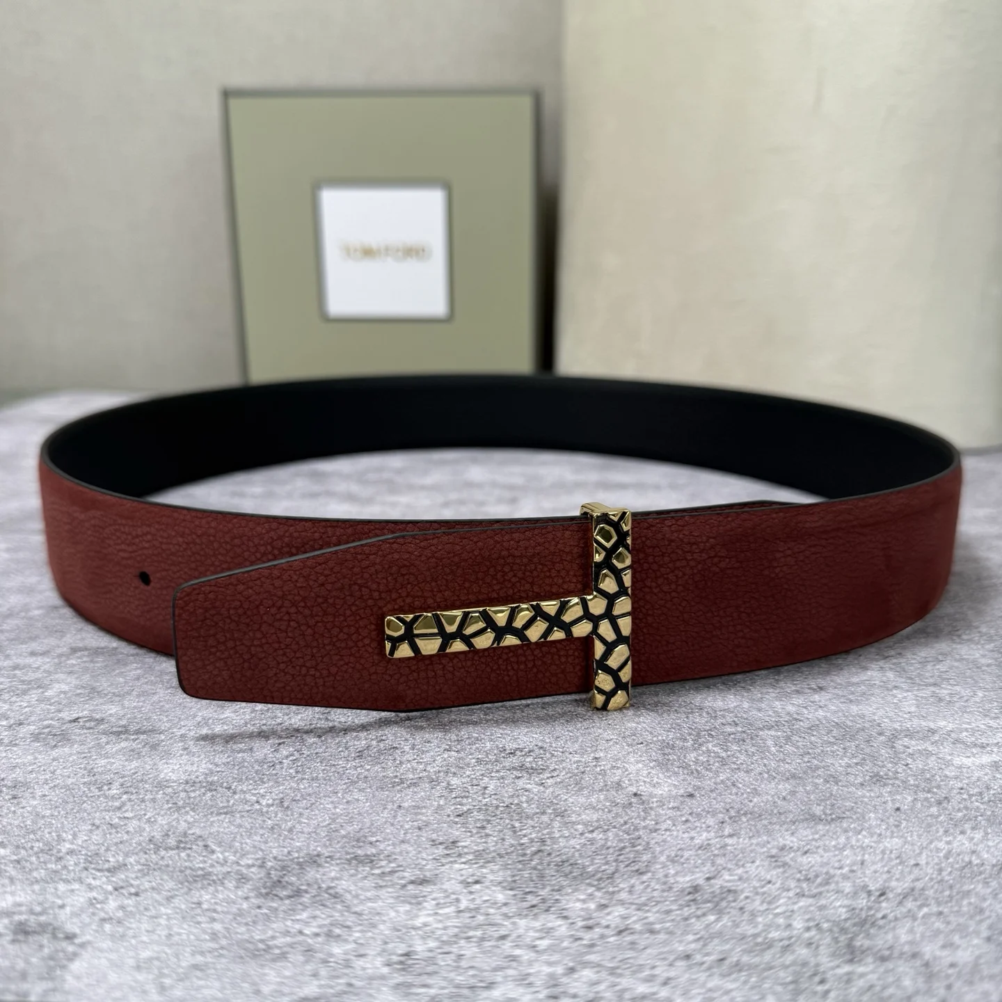 TOM FORD Belts Top Grain Leather A70202608050549 - Image 3