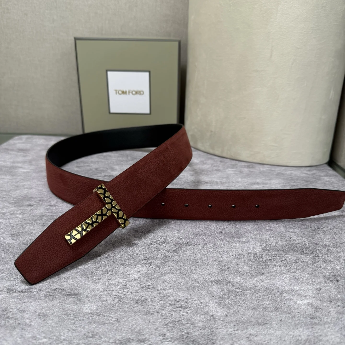 TOM FORD Belts Top Grain Leather A70202608050549 - Image 4