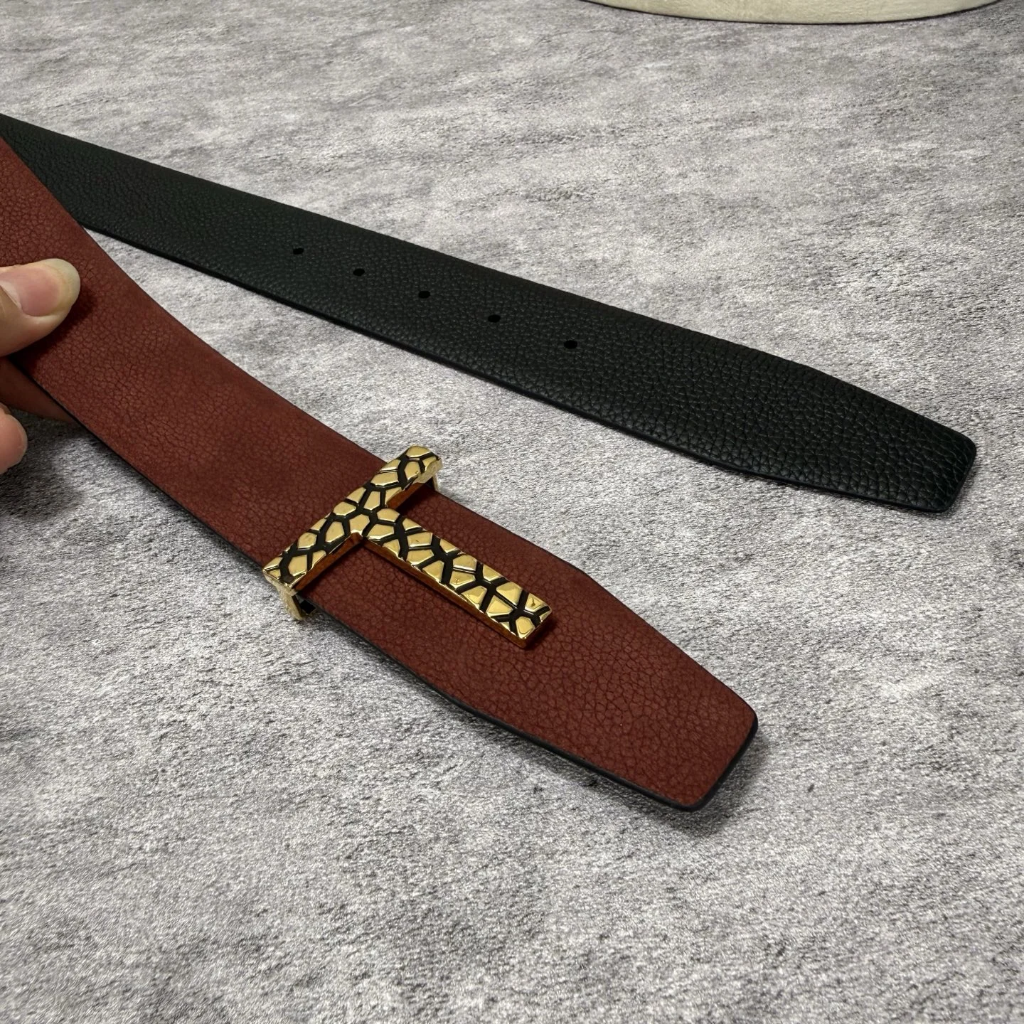 TOM FORD Belts Top Grain Leather A70202608050549 - Image 5