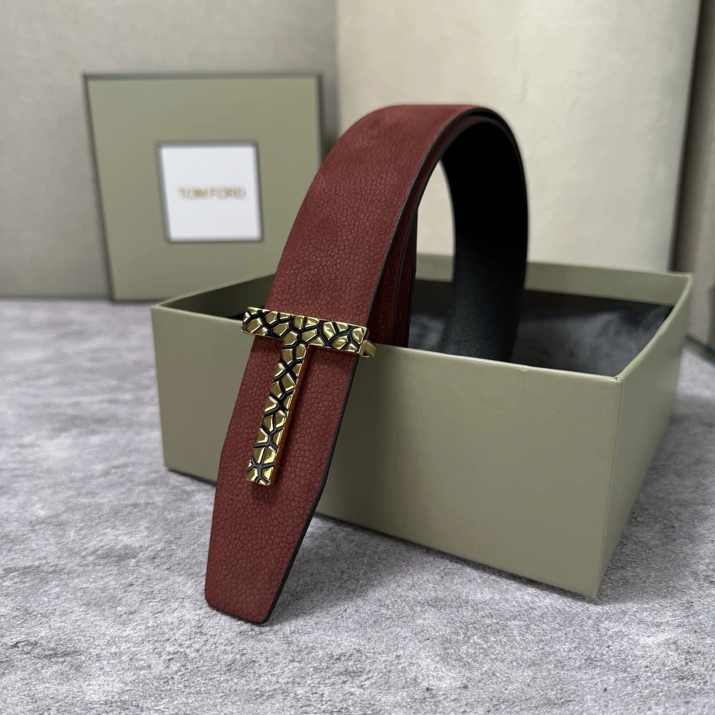 TOM FORD Belts Top Grain Leather A70202608050549 - Image 6