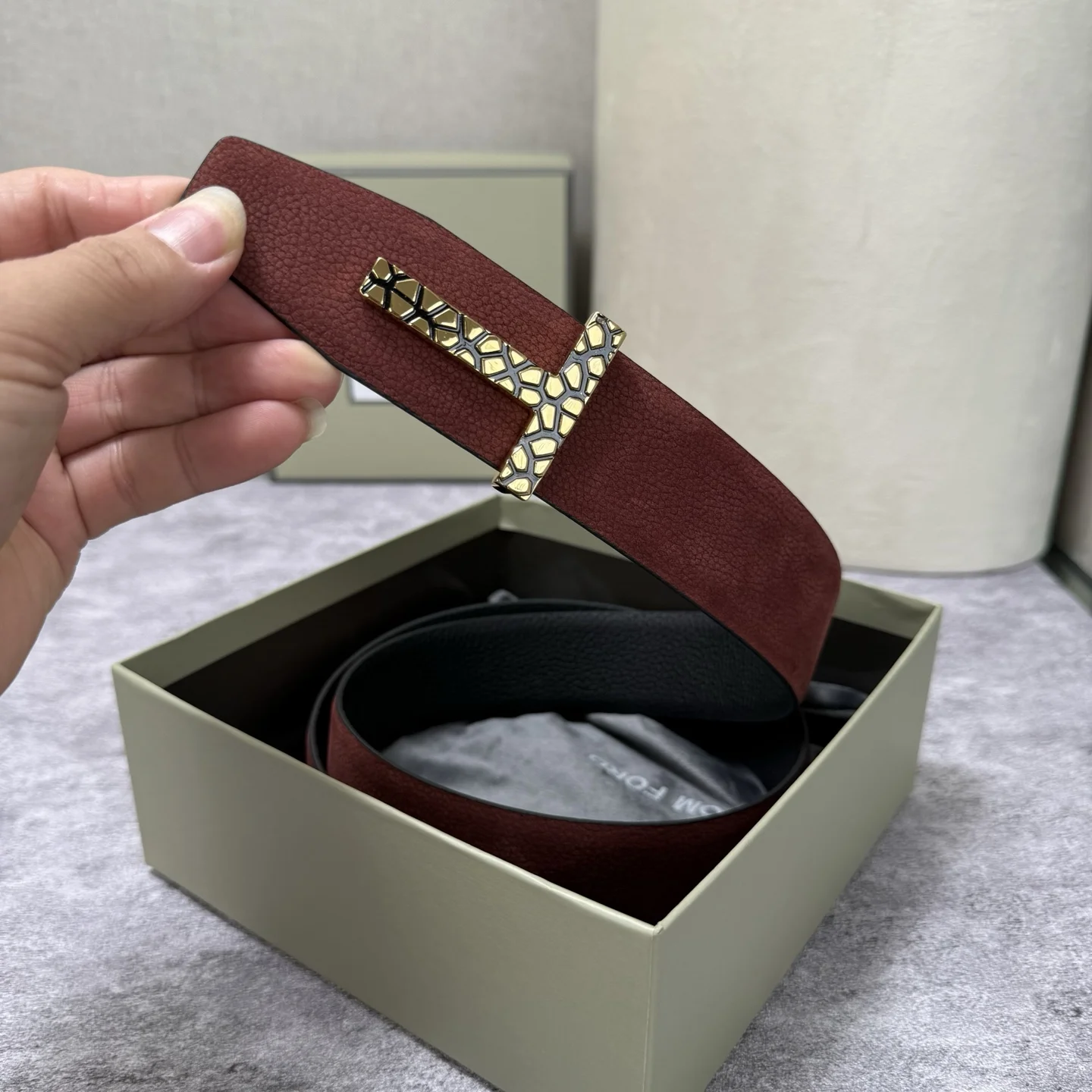 TOM FORD Belts Top Grain Leather A70202608050549 - Image 7