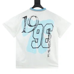 Alternative view of ACNE STUDIOS T-shirts Jacquard Fabric White-Light Blue S-XL A70202609080506