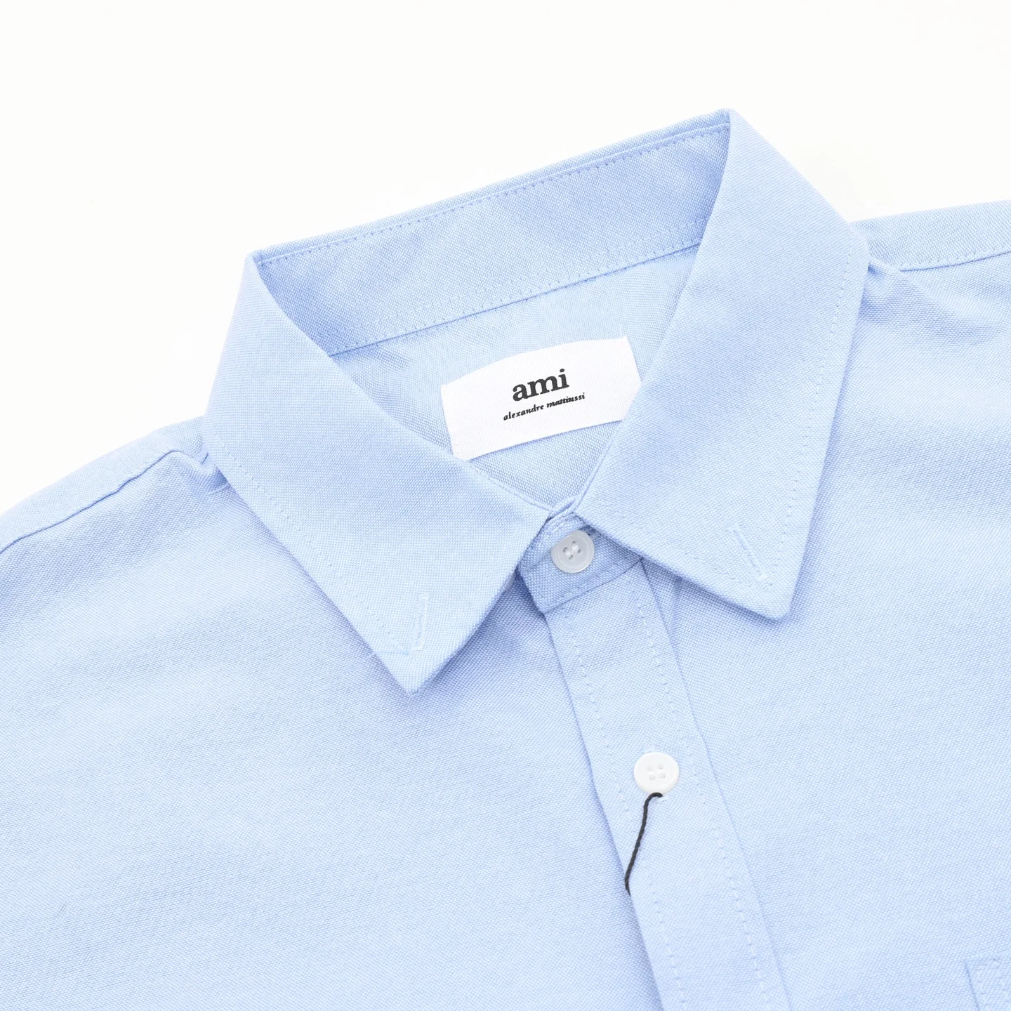 AMI Shirts Cotton Blue-Black S-XL B20202609080509 - Image 3