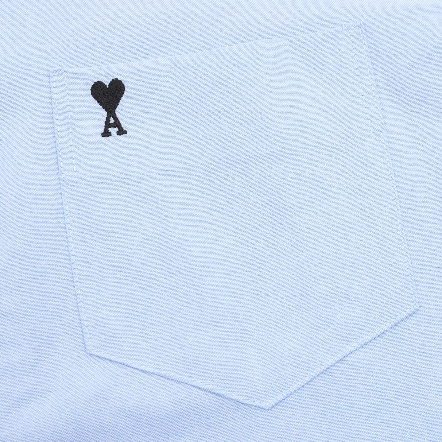 AMI Shirts Cotton Blue-Black S-XL B20202609080509 - Image 4