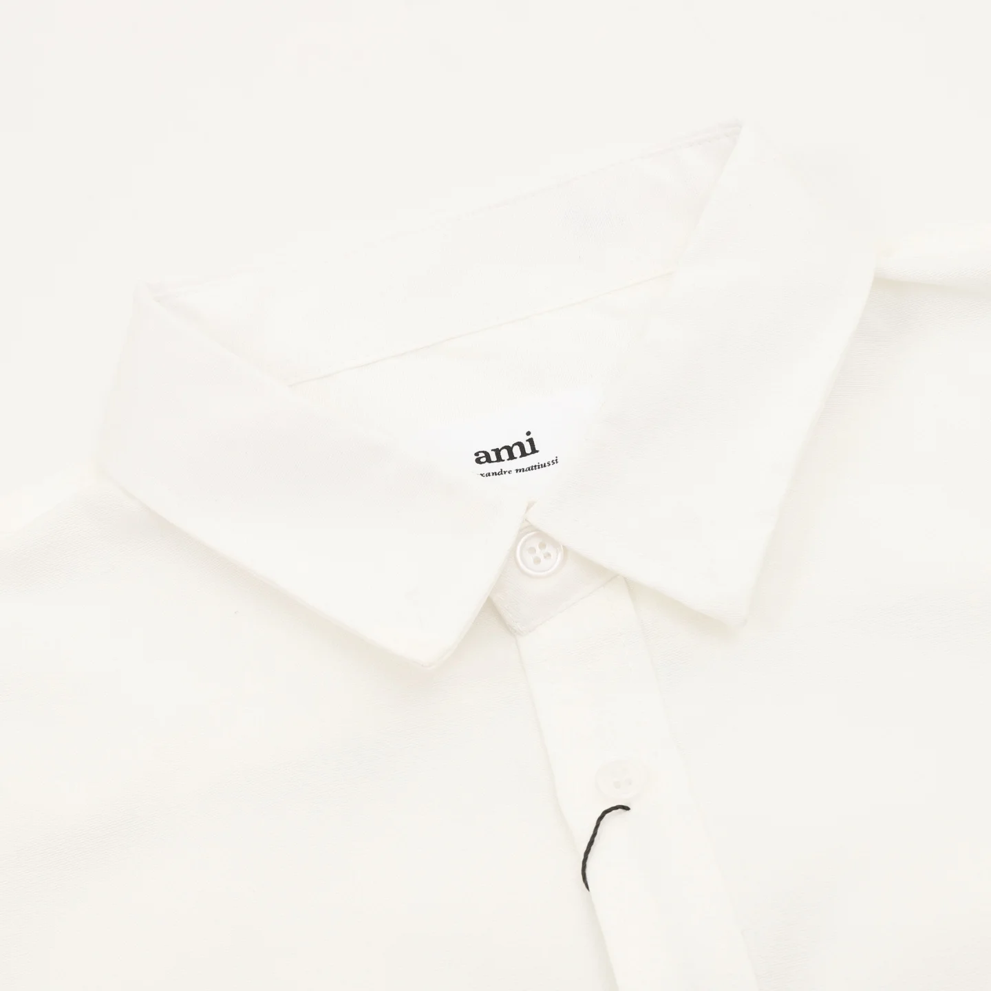 AMI Shirts White-Black S-L B20202609080508 - Image 3