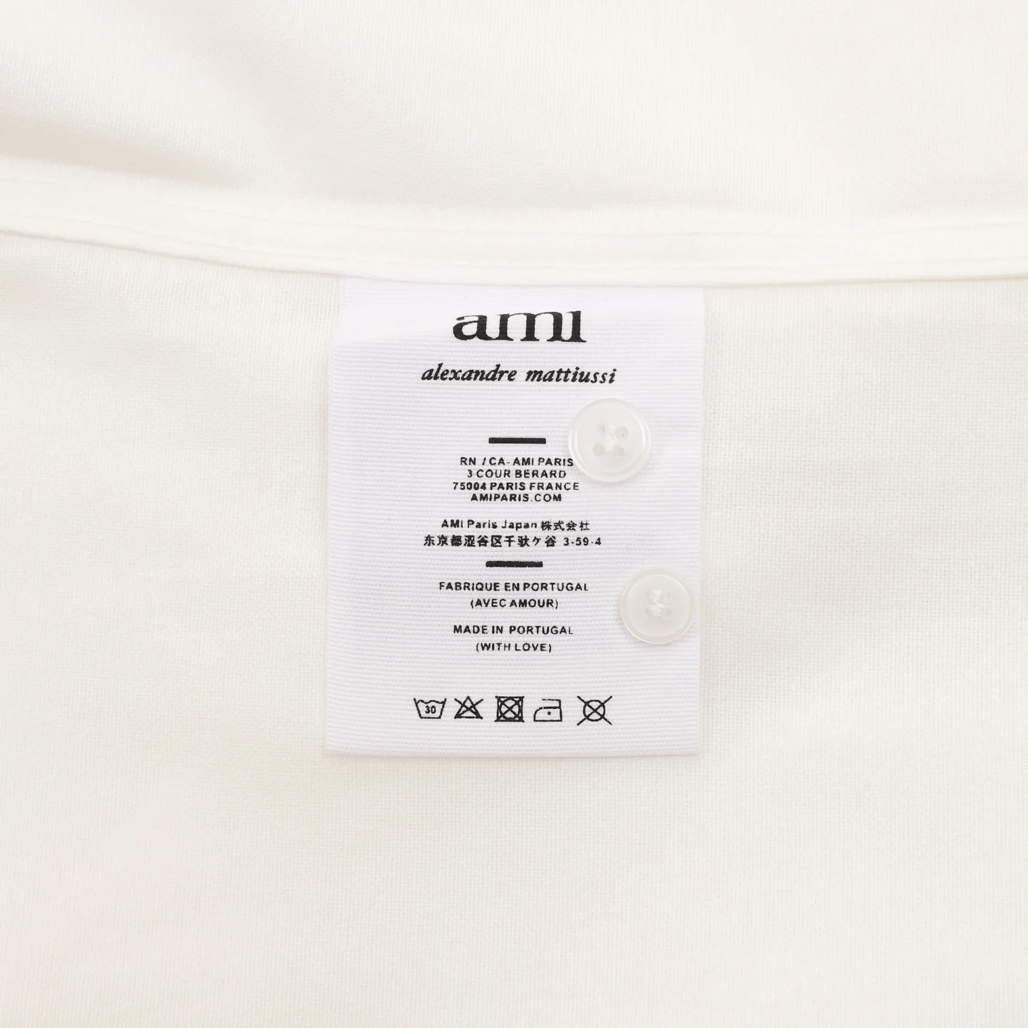 AMI Shirts White-Black S-L B20202609080508 - Image 9