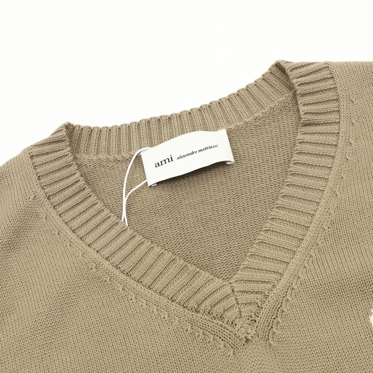 AMI Sweaters Beige-White S-L B00202609080089 - Image 3
