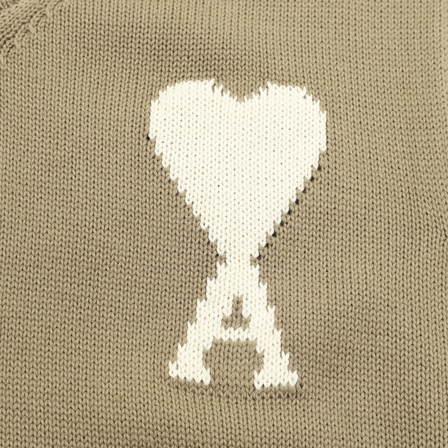 AMI Sweaters Beige-White S-L B00202609080089 - Image 4