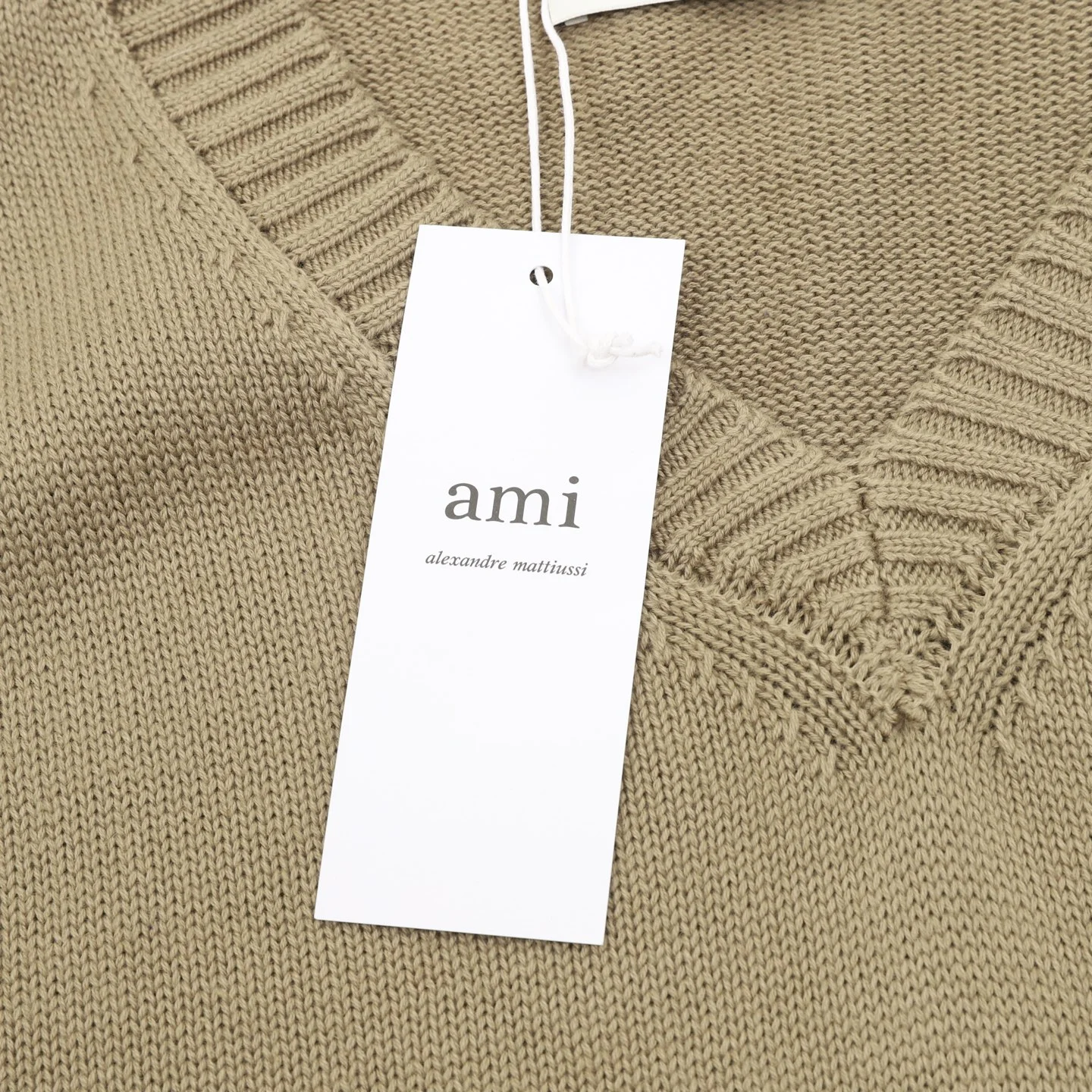 AMI Sweaters Beige-White S-L B00202609080089 - Image 5