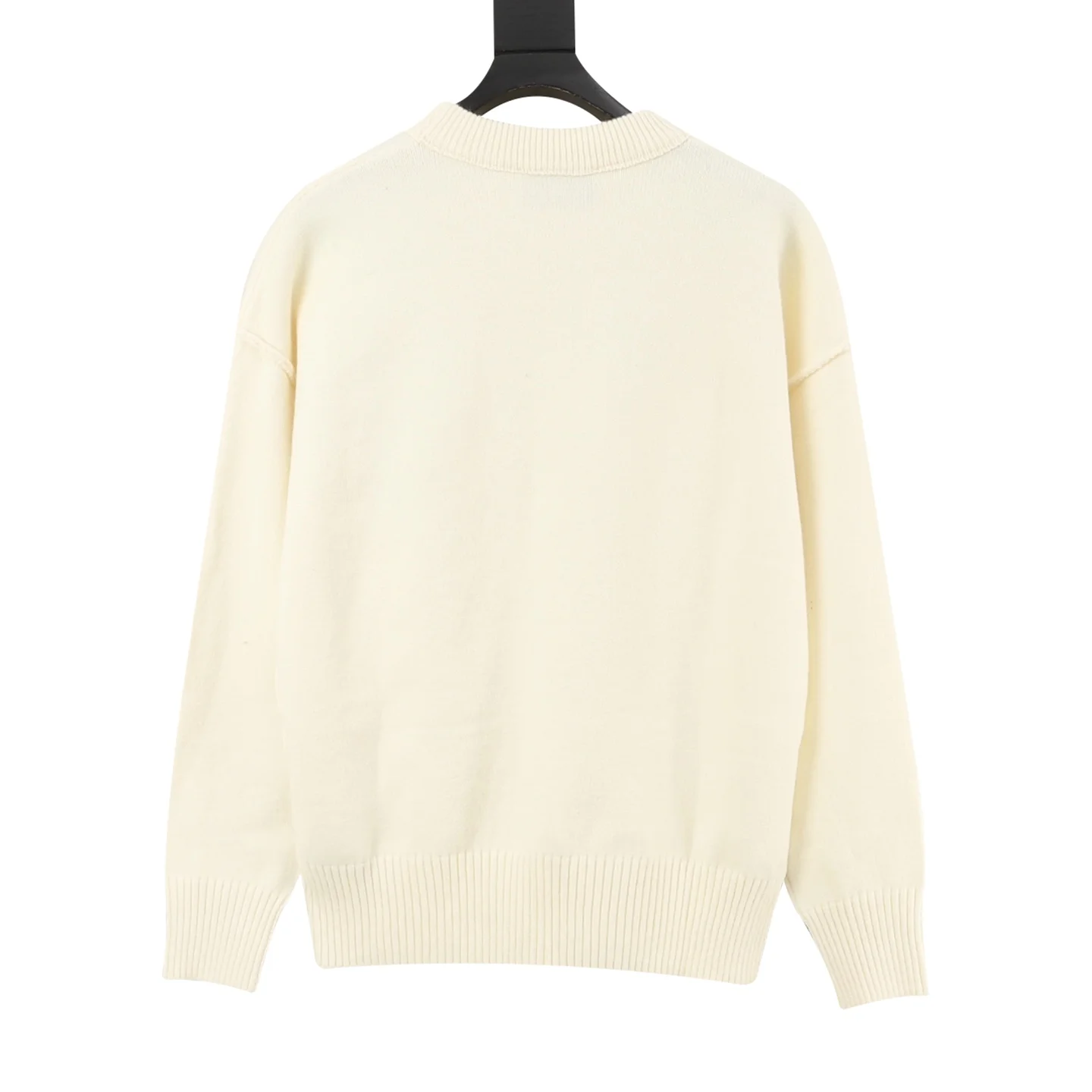 AMI Sweaters Cream-Black S-L B50202609080142 - Image 2