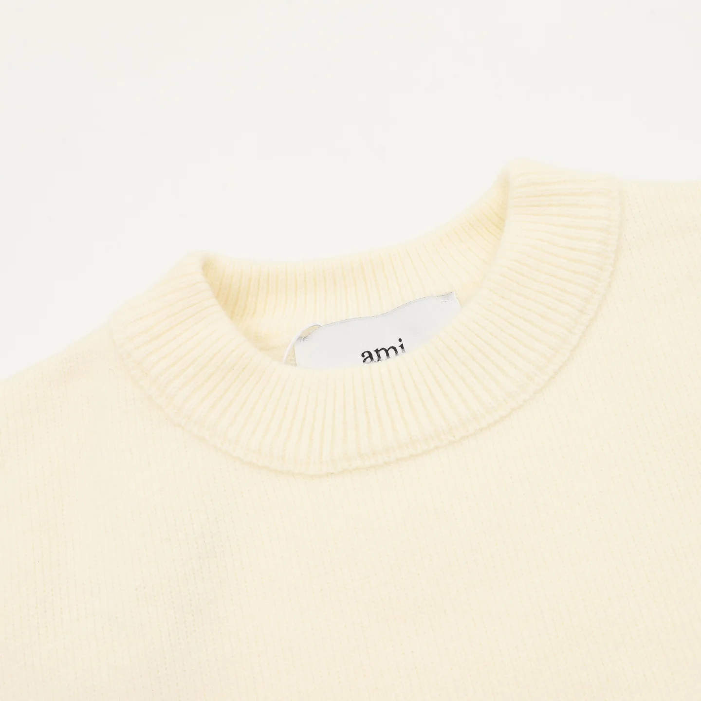 AMI Sweaters Cream-Black S-L B50202609080142 - Image 3
