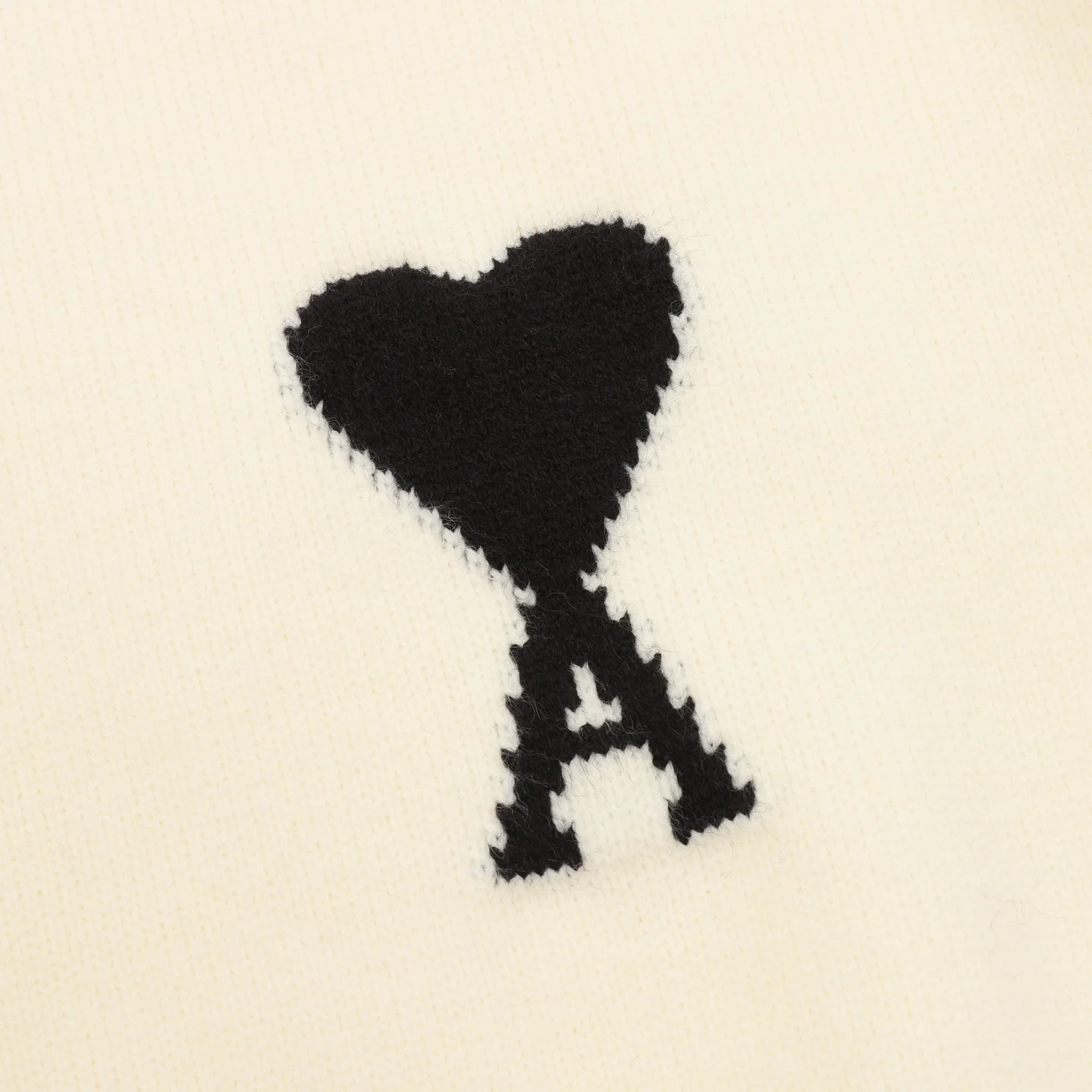 AMI Sweaters Cream-Black S-L B50202609080142 - Image 4