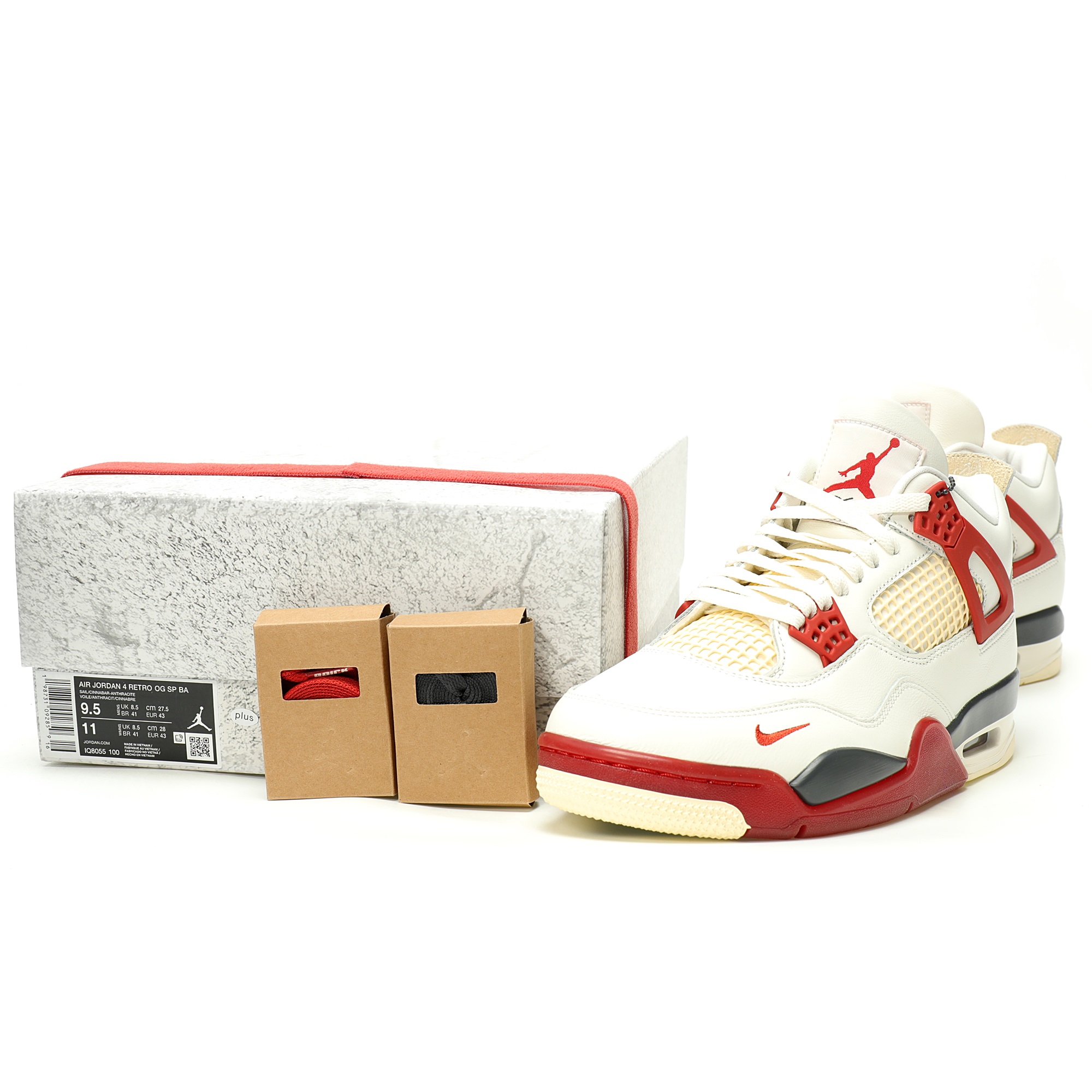 Air Jordan 4 Retro SP Brick After AJ4 2.0 IQ8055-100 - Image 9