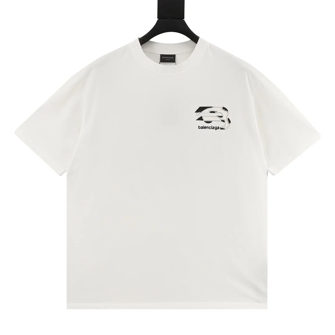 BALENCIAGA T-shirts White-Black S-L A30202609080362