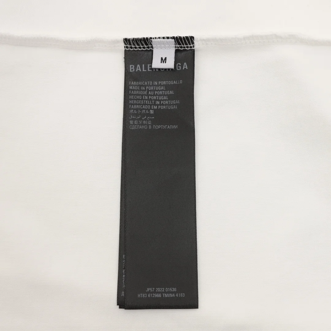BALENCIAGA T-shirts White-Black S-L A30202609080362 - Image 9
