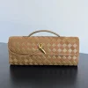 BOTTEGA VENETA Clutches Bags Brown-Gold 31X13X3CM F80202609090039