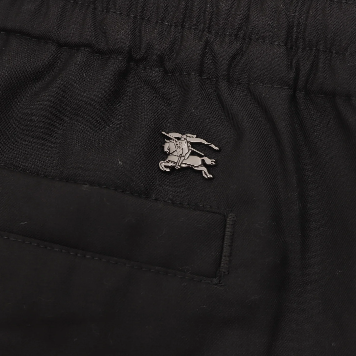 BURBERRY Trousers Wool Blend Black 46-52 B40202609080260 - Image 6