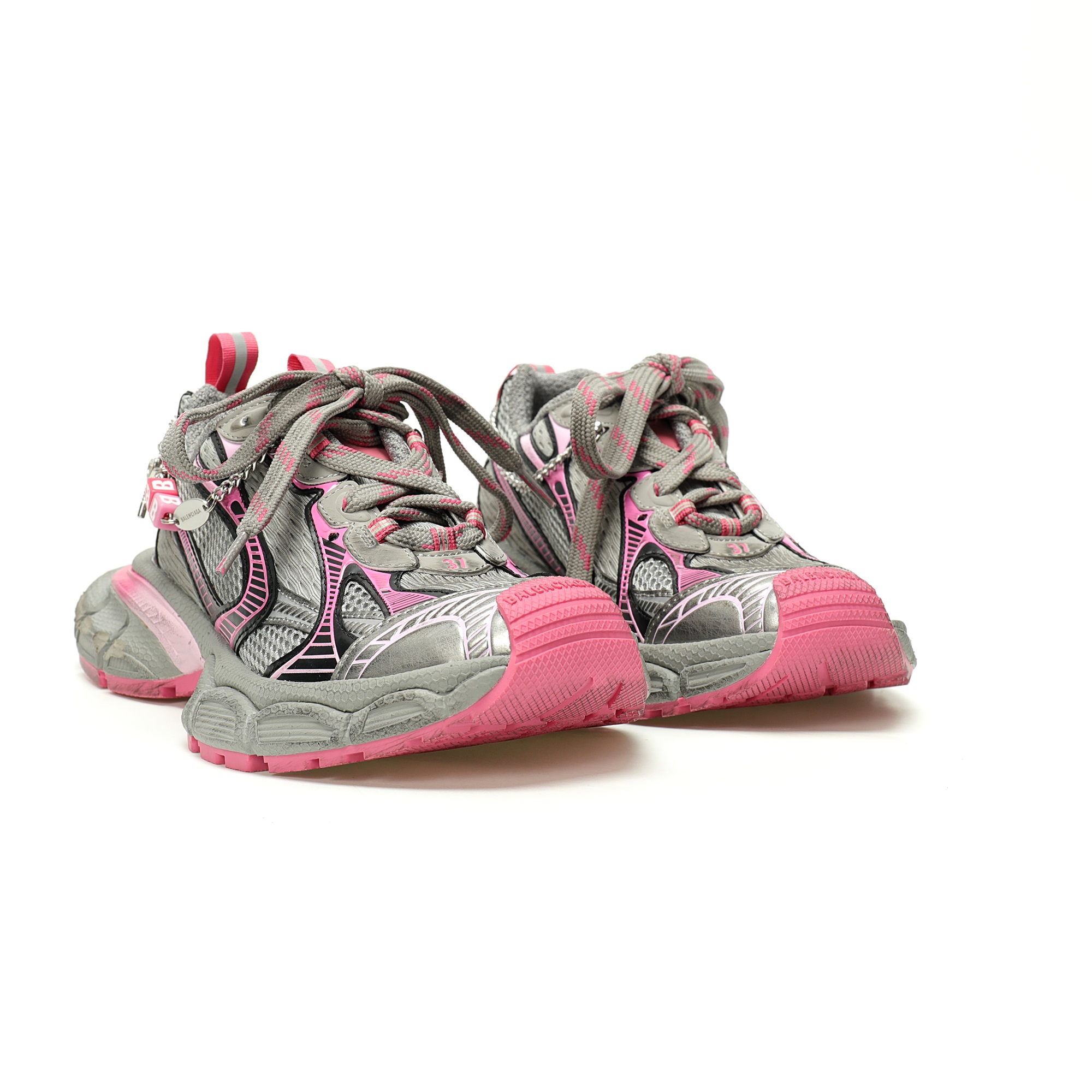 Balenciaga 3xl Extreme Lace Sneakers 3 734731 W3XCS 1550 - Image 6