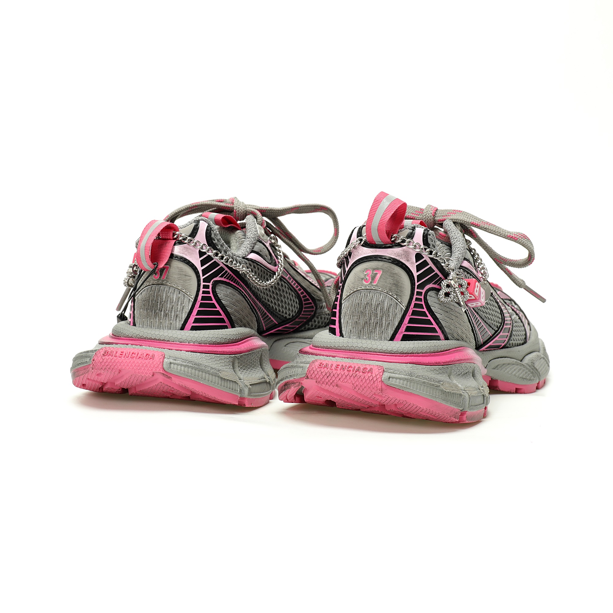 Balenciaga 3xl Extreme Lace Sneakers 3 734731 W3XCS 1550 - Image 7