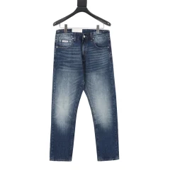 CALVIN KLEIN Trousers Denim Blue-White S-2XL B40202609080029