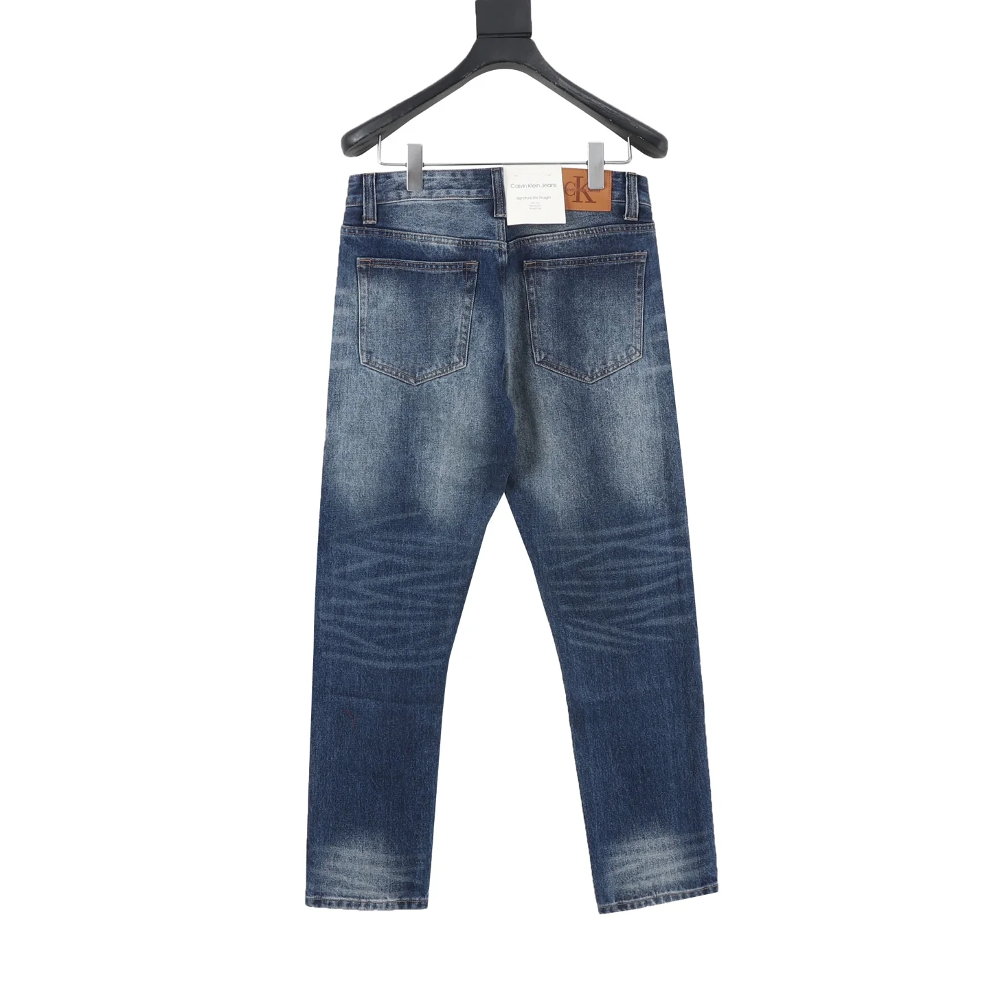 CALVIN KLEIN Trousers Denim Blue-White S-2XL B40202609080029 - Image 2
