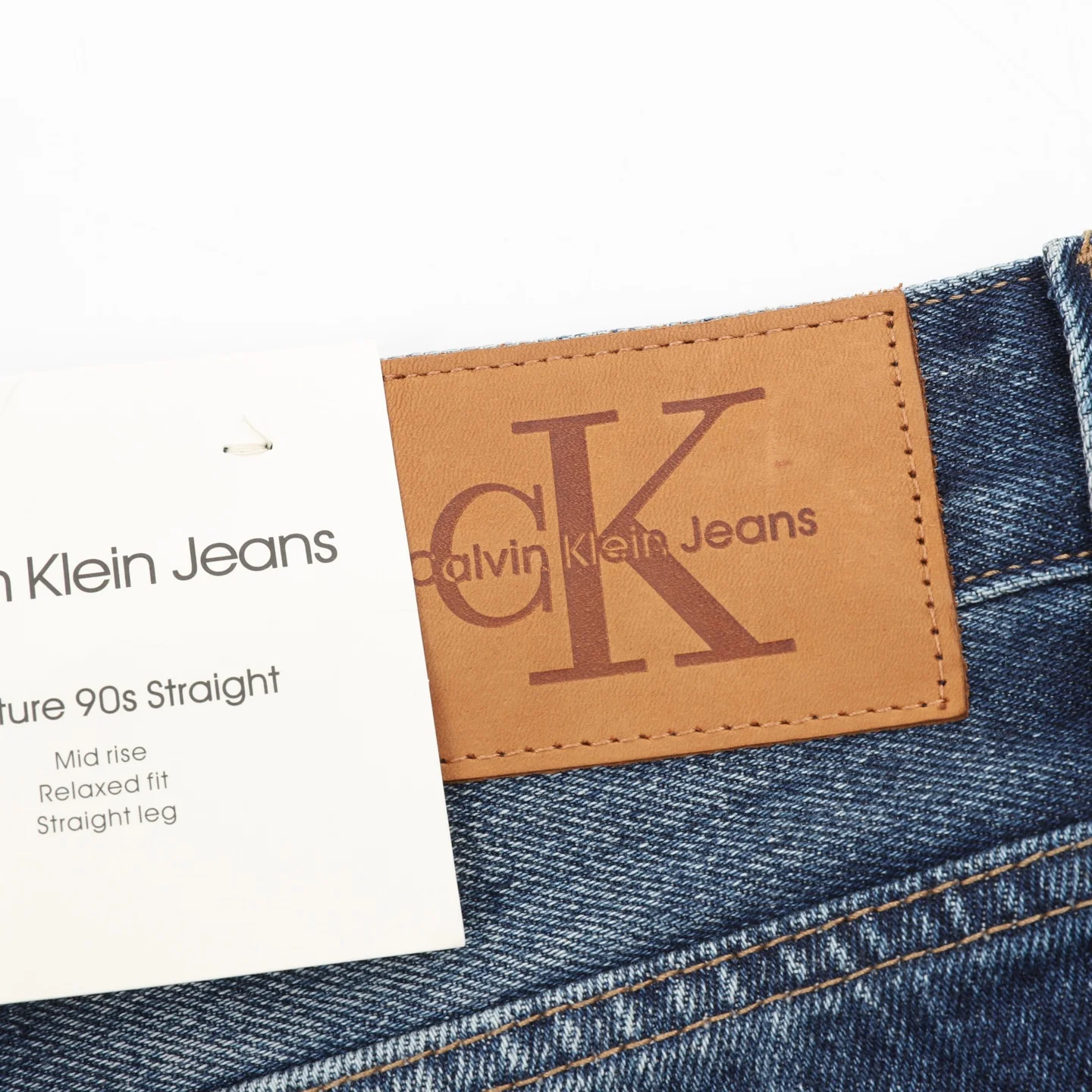 CALVIN KLEIN Trousers Denim Blue-White S-2XL B40202609080029 - Image 7