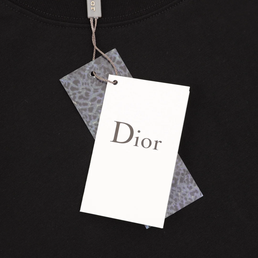 DIOR T-shirts Cotton Black S-XL A10202609080254 - Image 5