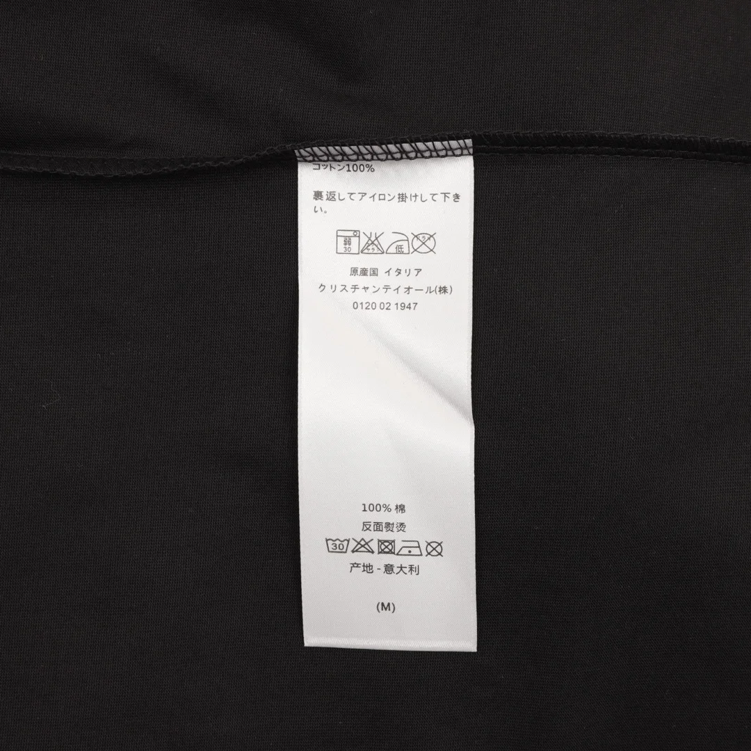 DIOR T-shirts Cotton Black S-XL A10202609080254 - Image 9