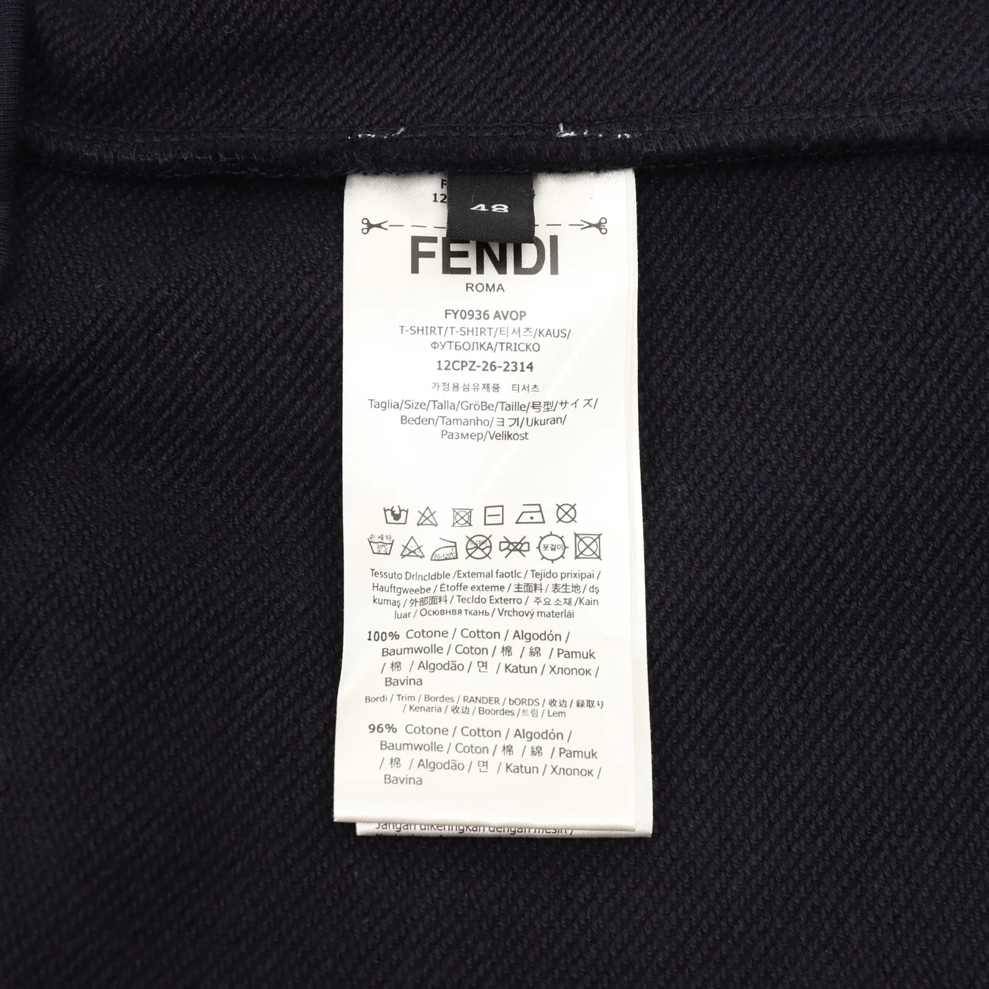 FENDI Shorts Cotton Black-Silver 46-52 A80202609080495 - Image 9