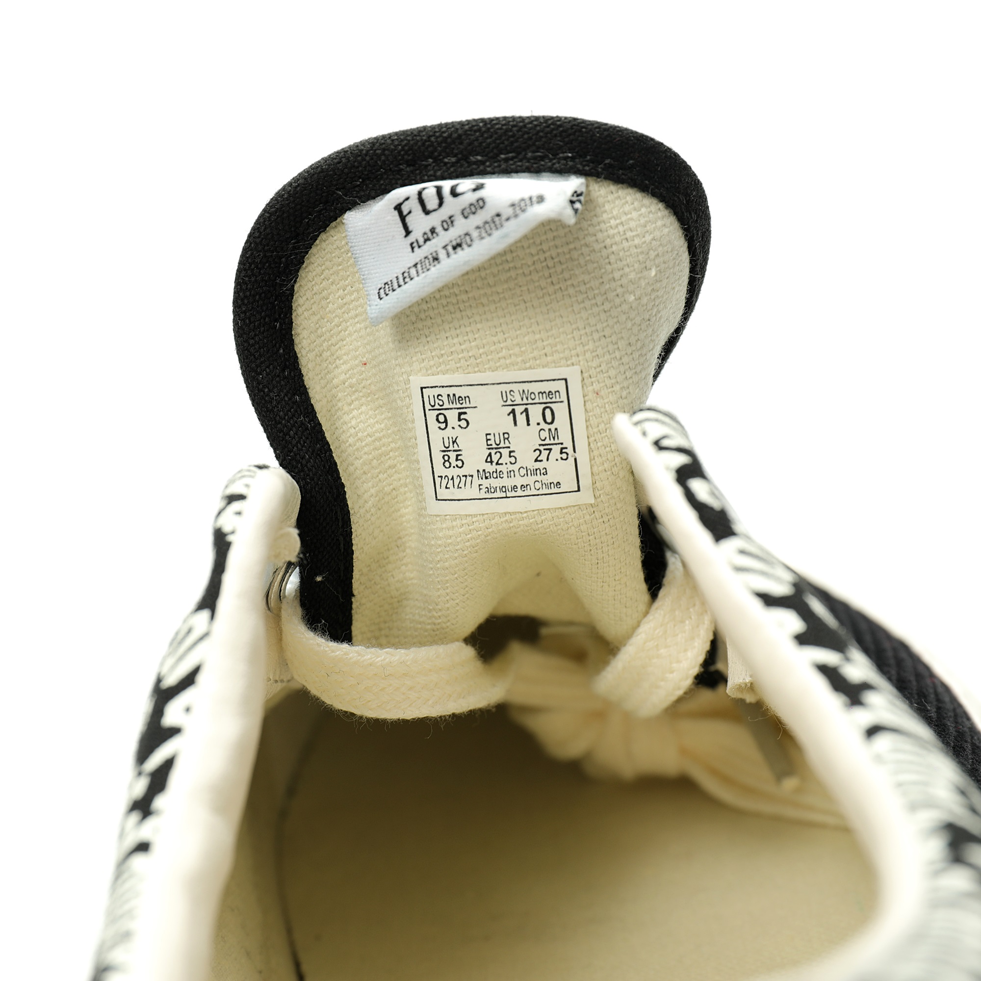 Fear of God x Vans By OTW ERA 95 DX Black White FOG VN0A3MQ5PZQ - Image 7