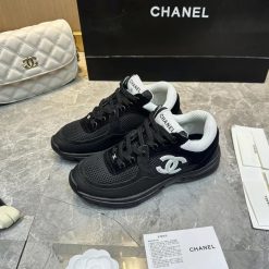 Alternative view of Chanel Low Top Trainer Black White G38299 Y55720 K3845