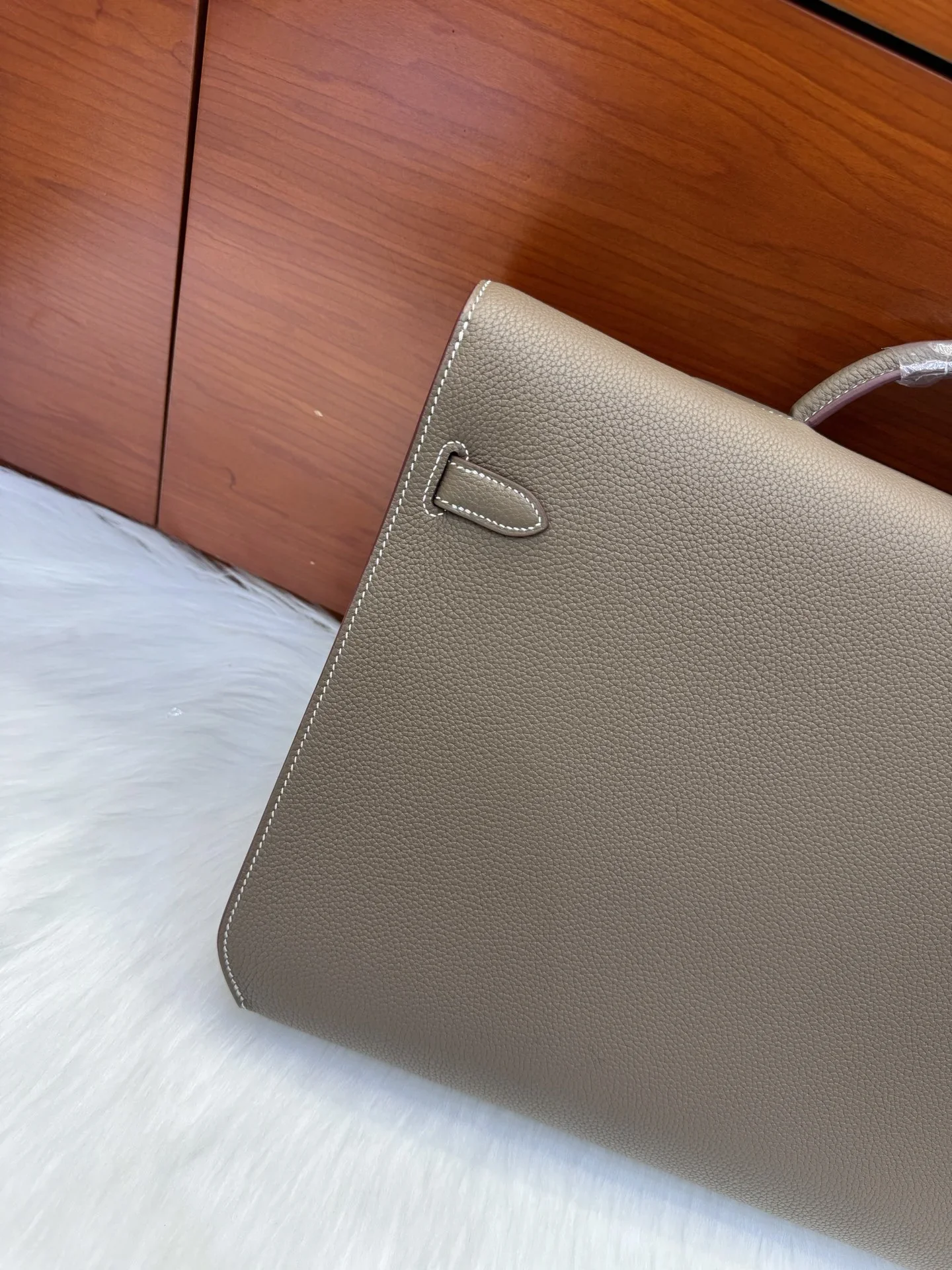 HERMES Briefcases Bags Taupe-Silver 36X29X5CM A850202609090220 - Image 9